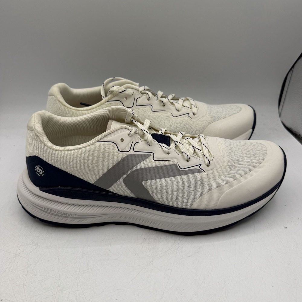 Keen WK500 Running Shoes Mens Sz 11 White/Navy Blue Athletic Sneakers 1030325